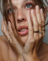 Ginny Ring - Black Diamonds